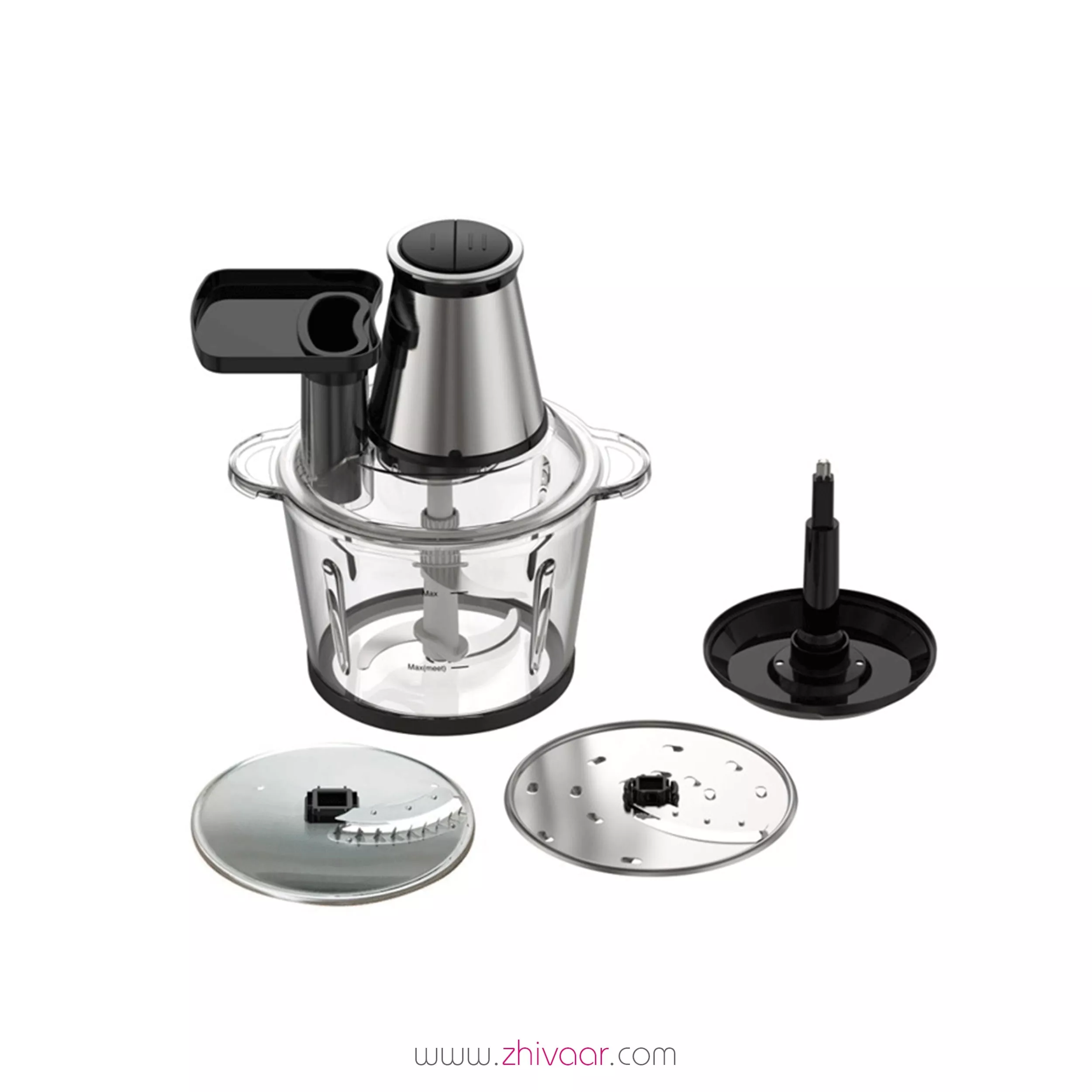 خرید خرد کن تکنو مدل TE-220 رنگ استيل مشکي - قیمت خرد کن تکنو مدل TE-220 رنگ استيل مشکي